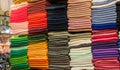 Multicolored manufacturing fabric textiles in pile