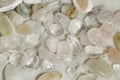 Pile of bright semi-precious stones. Texture