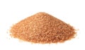 Pile of brown granulated sugar Royalty Free Stock Photo