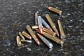 Pile of bullets Royalty Free Stock Photo