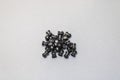 Pile of 177 caliper pellets Royalty Free Stock Photo