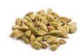 Pile of cardamom isolated close up Royalty Free Stock Photo