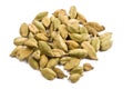 Pile of cardamom isolated close up Royalty Free Stock Photo