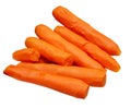 A pile of carrot sticks Royalty Free Stock Photo