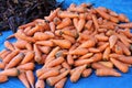 Pile of Carrots at Outdoor Market