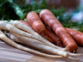 Pile of carrots and parsnips