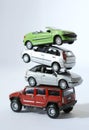 Pile of cars Royalty Free Stock Photo