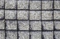 Pile of cement brick block Royalty Free Stock Photo