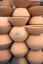 Pile of ceramic pots in mexico