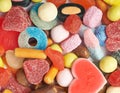 Pile of chewing candies