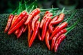 Pile of chilli background Royalty Free Stock Photo
