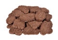 Pile chocolate cookies