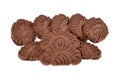 Pile chocolate cookies
