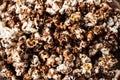 A pile of chocolate popcorn Royalty Free Stock Photo