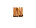 Pile cinnamon sticks Royalty Free Stock Photo