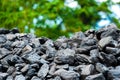 Pile of coal - natural black Royalty Free Stock Photo