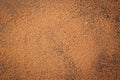 Pile cocoa powder,Background of a dry powder cocoa brown,heap of