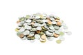 Pile of coins Royalty Free Stock Photo