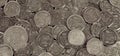 A pile of coins Ukrainian Royalty Free Stock Photo