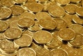 A pile of coins Ukrainian Royalty Free Stock Photo