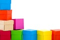 Pile of colored boxes Royalty Free Stock Photo