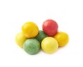 Pile of colorful chewing gum balls Royalty Free Stock Photo