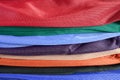 Pile of colorful folded clothes. Royalty Free Stock Photo