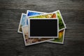 Pile of colorful photos Royalty Free Stock Photo