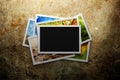 Pile of colorful photos Royalty Free Stock Photo