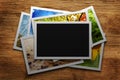 Pile of colorful photos Royalty Free Stock Photo