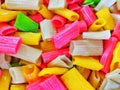 pile of colorful raw crackers Royalty Free Stock Photo