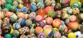Pile Of Colorful Super Balls With Unique Patterns