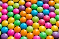 Pile of colorful sweet candy chocolates coated background. colourful collection Royalty Free Stock Photo