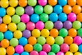 Pile of colorful sweet candy chocolates coated background. colourful collection Royalty Free Stock Photo