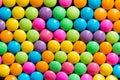 Pile of colorful sweet candy chocolates coated background. colourful collection Royalty Free Stock Photo