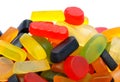 Pile of colorful wine gums Royalty Free Stock Photo