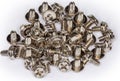 Pile of combined cross recessed and hex sheet metal screws Royalty Free Stock Photo