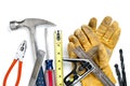 Pile of Construction Tools Royalty Free Stock Photo