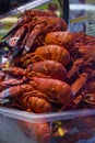 A Pile of Cooked Lobsters Royalty Free Stock Photo