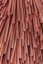 Copper wire rod metals industry Royalty Free Stock Photo