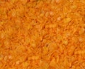 Pile of corn flakes Royalty Free Stock Photo