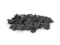 Pile of Creosote removed from Wood Stove Chimney. Royalty Free Stock Photo