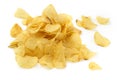 Pile of crisps Royalty Free Stock Photo