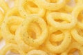 Pile of crispy onion rings Royalty Free Stock Photo