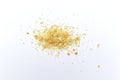 Pile of crumbs from cookies. Royalty Free Stock Photo