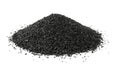 Pile of crushed anthracite Royalty Free Stock Photo