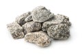 Pile of of crushed granite stones Royalty Free Stock Photo