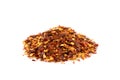 Pile of a crushed red pepper Royalty Free Stock Photo