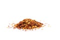 Pile of a crushed red pepper Royalty Free Stock Photo