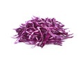 Pile of cut red cabbage Royalty Free Stock Photo